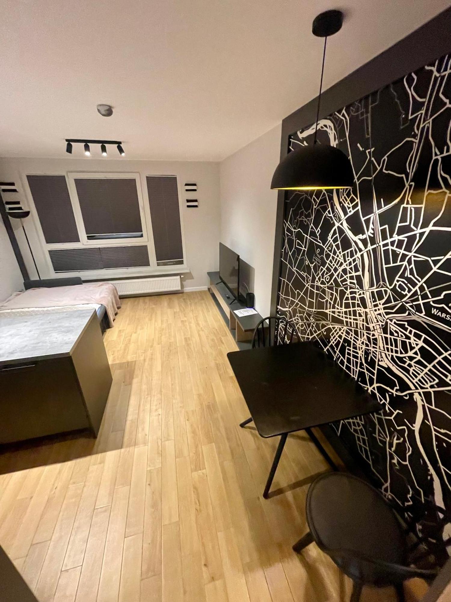 ワルシャワTime&House Pileckiego Przy Centrum Onkologi I Klinice Novum Apartament Na Wylacznosc Pokoj,Sypialnia,Lozko, Lazienka,Kuchniaアパートメント 部屋 写真