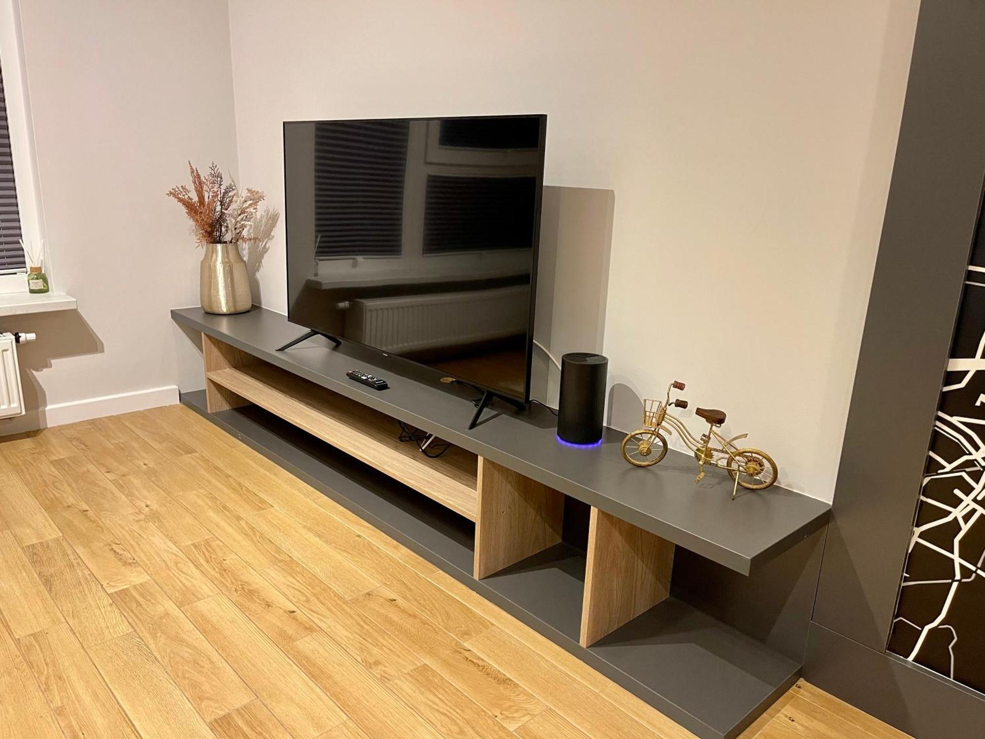 ワルシャワTime&House Pileckiego Przy Centrum Onkologi I Klinice Novum Apartament Na Wylacznosc Pokoj,Sypialnia,Lozko, Lazienka,Kuchniaアパートメント エクステリア 写真