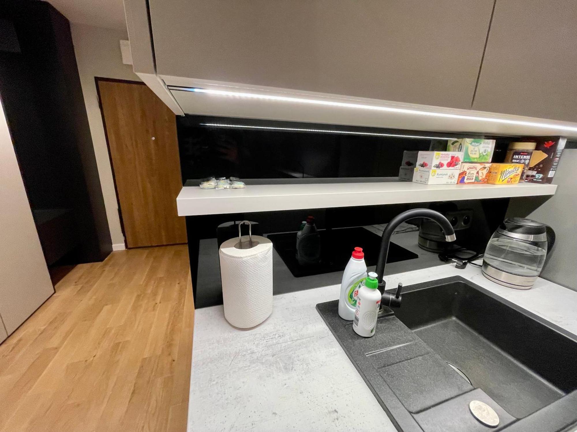 ワルシャワTime&House Pileckiego Przy Centrum Onkologi I Klinice Novum Apartament Na Wylacznosc Pokoj,Sypialnia,Lozko, Lazienka,Kuchniaアパートメント エクステリア 写真